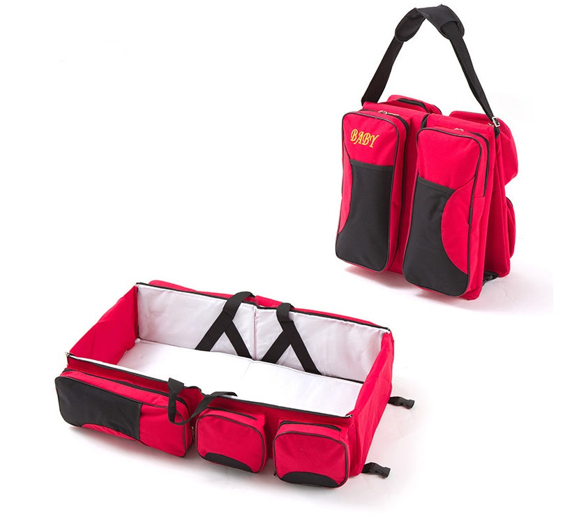 The All-in-One Voyager Crib Bag