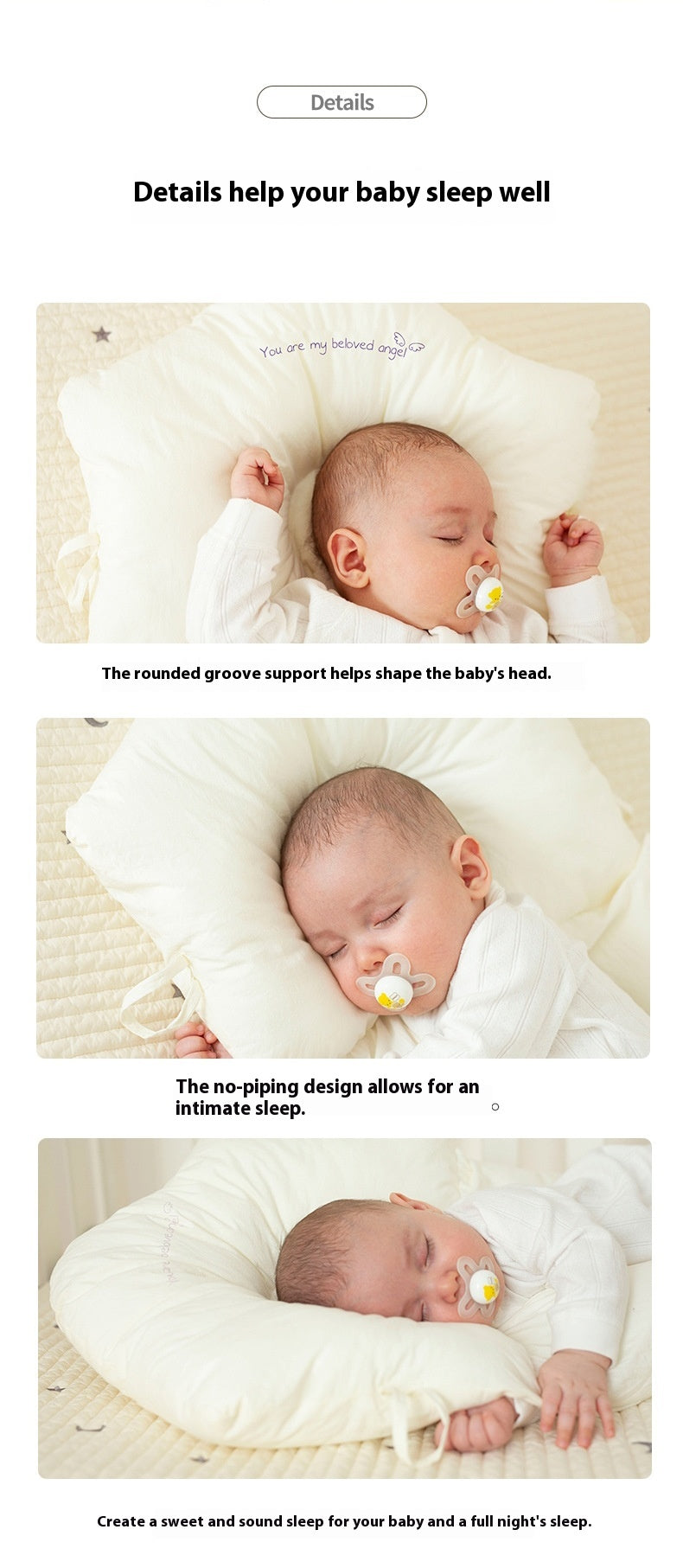 Astra's Angelic Sleep Head Shaping Pillow